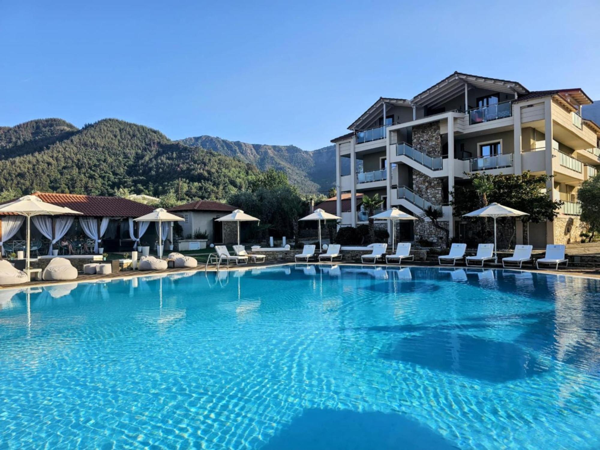 Korina Hotel Skala Potamia  Buitenkant foto