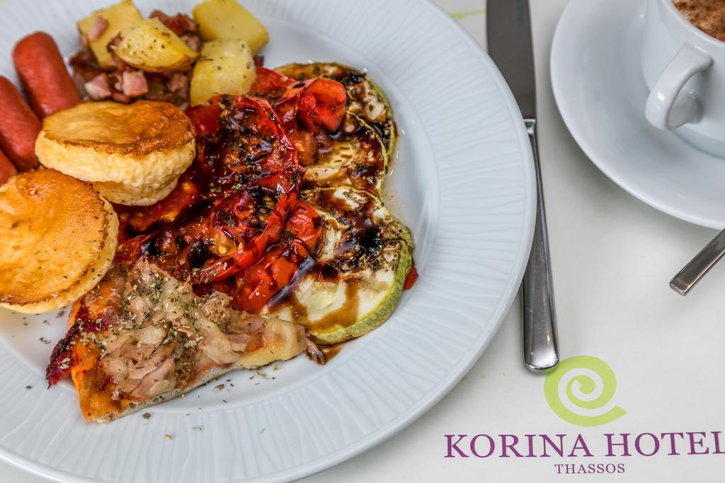Korina Hotel Skala Potamia  Buitenkant foto